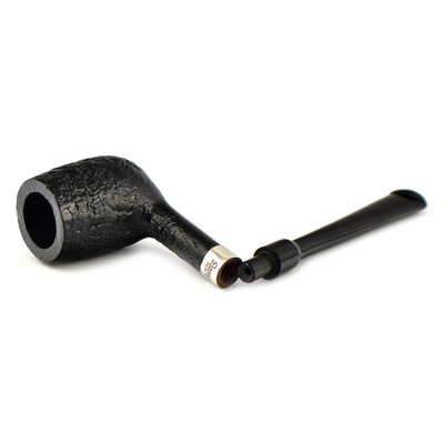 Курительная трубка Peterson Speciality Pipes - Billiard - Sanblasted Nickel Mounted, без фильтра вид 6