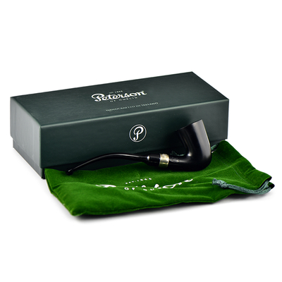 Курительная трубка Peterson Speciality Pipes - Calabash - Ebony Silver Mounted, без фильтра вид 7