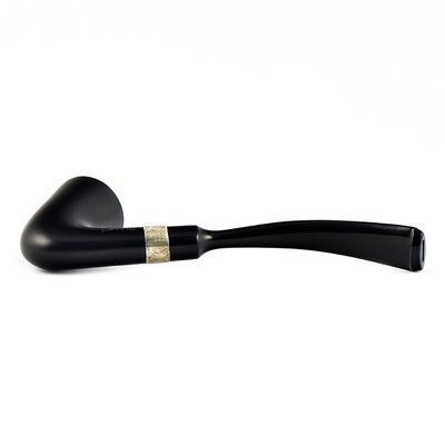 Курительная трубка Peterson Speciality Pipes - Calabash - Ebony Silver Mounted, без фильтра вид 4