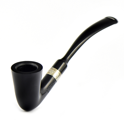 Курительная трубка Peterson Speciality Pipes - Calabash - Ebony Silver Mounted, без фильтра вид 6