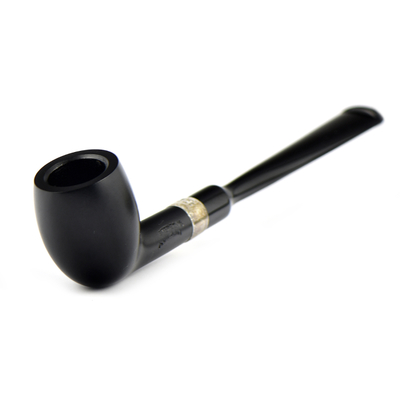 Курительная трубка Peterson Speciality Pipes Ebony Silver Mounted Belgique, без фильтра вид 4