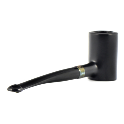 Курительная трубка Peterson Speciality Pipes Tankard Ebony Silver Mounted P-Lip, без фильтра вид 5