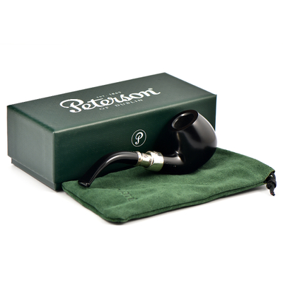 Курительная трубка Peterson Spigot - Ebony 68, без фильтра вид 7