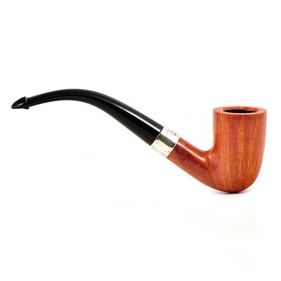 Курительная трубка Peterson Supreme - Smooth 128 Silver Mounted P-Lip, без фильтра вид 4