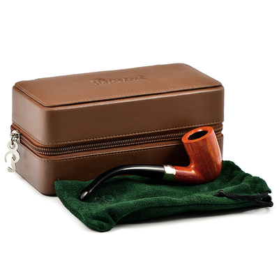 Курительная трубка Peterson Supreme - Smooth 128 Silver Mounted P-Lip, без фильтра вид 9