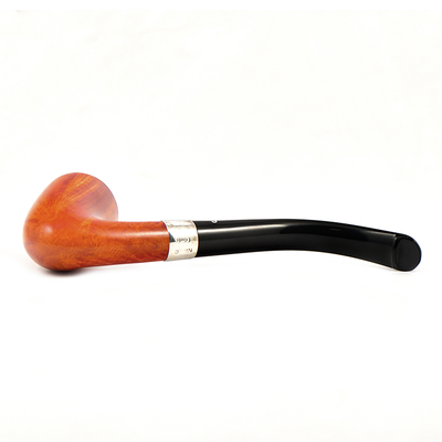 Курительная трубка Peterson Supreme - Smooth 128 Silver Mounted P-Lip, без фильтра вид 2