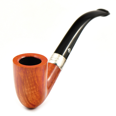 Курительная трубка Peterson Supreme - Smooth 128 Silver Mounted P-Lip, без фильтра вид 3