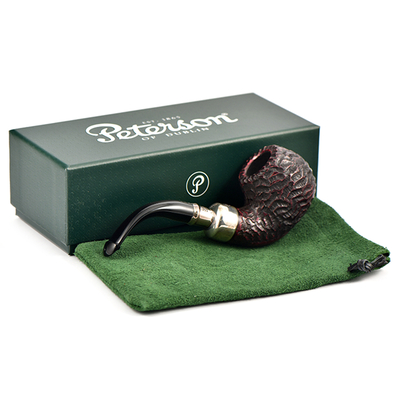 Курительная трубка Peterson System Spigot - Rusticated 302 P-lip, без фильтра вид 7