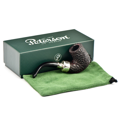 Курительная трубка Peterson System Spigot - Rusticated 309 P-lip, 9 мм вид 7