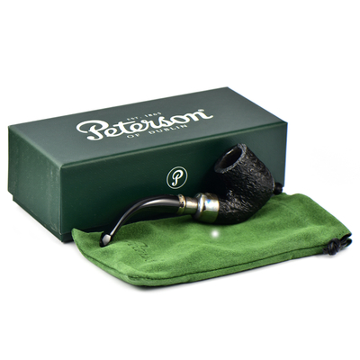 Курительная трубка Peterson - System Spigot - SandBlasted - 313 P-Lip, без фильтра вид 7