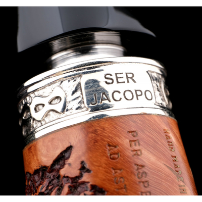 Курительная трубка SER JACOPO Delecta MAXIMA-MAXIMA в шкатулке, без фильтра  S414-2 вид 4