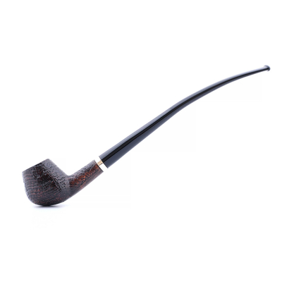 Курительная трубка SER JACOPO Mastro Geppetto Churchwarden Blast Silver, 9 мм G071-1 вид 1