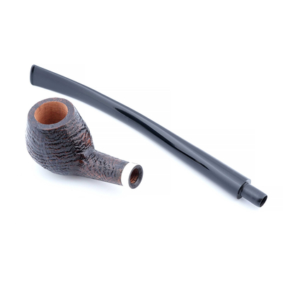 Курительная трубка SER JACOPO Mastro Geppetto Churchwarden Blast Silver, 9 мм G071-1 вид 3
