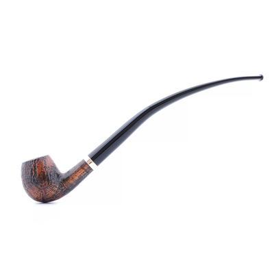 Курительная трубка SER JACOPO Mastro Geppetto Churchwarden Blast Silver, 9 мм G071-2 вид 1