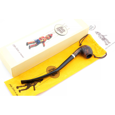 Курительная трубка SER JACOPO Mastro Geppetto Churchwarden Blast Silver, 9 мм G071-2 вид 5
