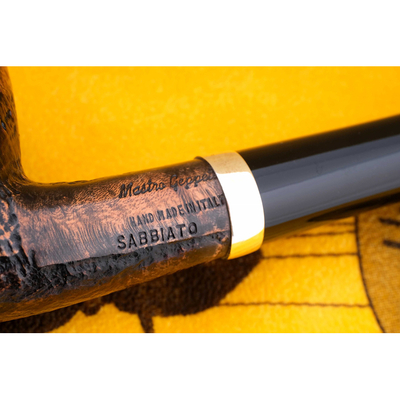 Курительная трубка SER JACOPO Mastro Geppetto Churchwarden Blast Silver, 9 мм G071-2 вид 3