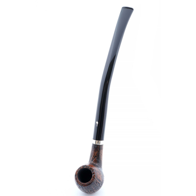 Курительная трубка SER JACOPO Mastro Geppetto Churchwarden Blast Silver, 9 мм G071-2 вид 4