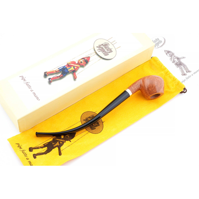 Курительная трубка SER JACOPO Mastro Geppetto Churchwarden Silver, 9 мм G312-1 вид 5