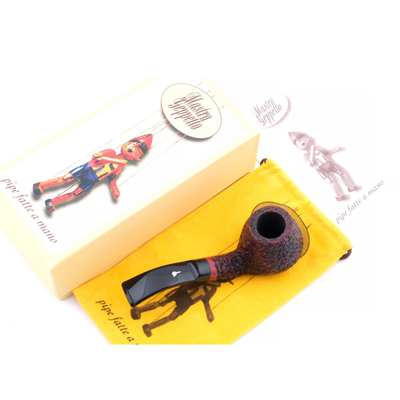 Курительная трубка SER JACOPO Mastro Geppetto Rustic, 9 мм G490-17 вид 5