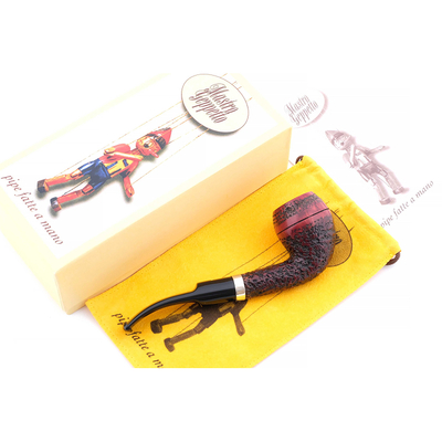 Курительная трубка SER JACOPO Mastro Geppetto Rustic Silver, 9 мм G821 вид 5
