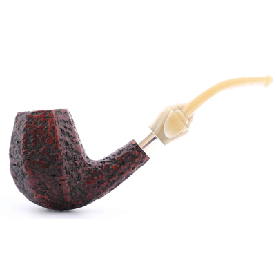 Курительная трубка SER JACOPO Mastro Geppetto Rustic-Silver, 9 мм G831 вид 1