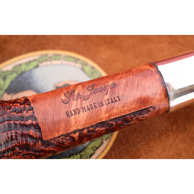 Курительная трубка SER JACOPO S2 Blast Silver, 9 мм S552-1 вид 2