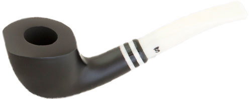 Курительная трубка Stanwell Black & White Black Mat 409 вид 1