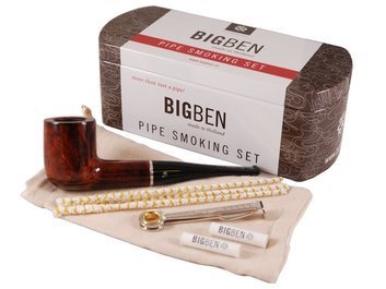 Набор трубочный Big Ben Smoking Set Brown Straight вид 3