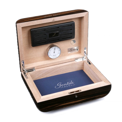 Набор сигарных аксессуаров Gentili SET-SV10-Croco-Brown вид 2