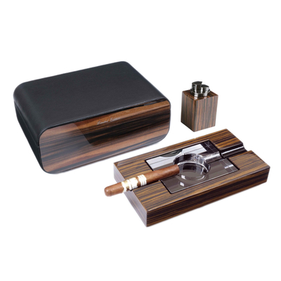 Набор сигарных аксессуаров Gentili SET-SV40-Black вид 2