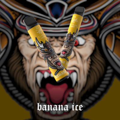 Одноразовая электронная сигарета Elf Bar 1500 Lux Banana Ice вид 3