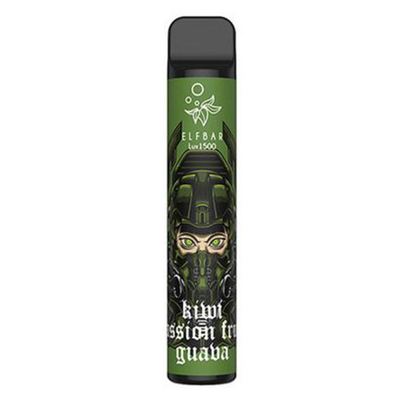 Одноразовая электронная сигарета Elf Bar 1500 Lux Kiwi Passionfruit Guava вид 1