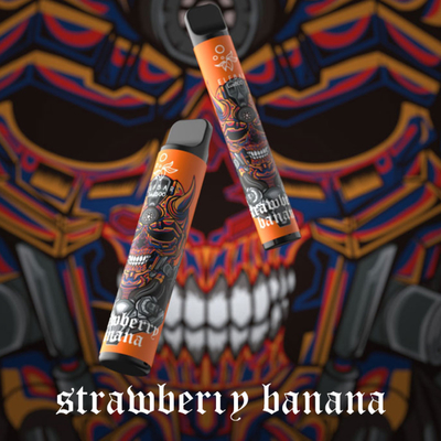 Одноразовая электронная сигарета Elf Bar 1500 Lux Strawberry Banana вид 3
