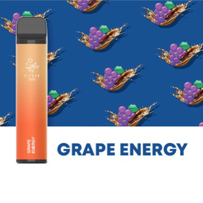 Одноразовая электронная сигарета Elf Bar 2500 Grape Energy вид 4