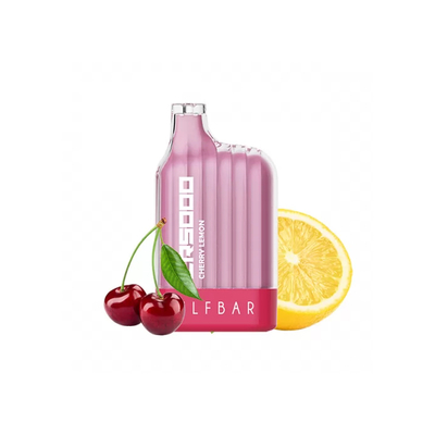 Одноразовая электронная сигарета Elf Bar CR 5000 Вишня, Лимон вид 1