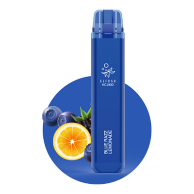 Одноразовая электронная сигарета Elf Bar NC1800 Blue Razz Lemonade вид 2