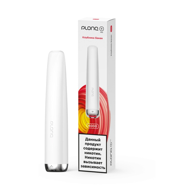 Одноразовая электронная сигарета Plonq Plus Pro 4000 Клубника Банан вид 1