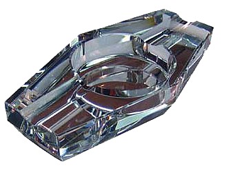 Пепельница Aficionado ASH 2 Hexagon Crystal на 2 сигары вид 1