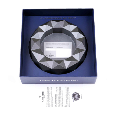 Пепельница Colibri Quasar на 6 сигар, Серый лак Gunmetal AT300T3 вид 3