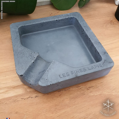 Пепельница MONAD - Anthracite Concrete Ashtray (Антрацит) вид 3