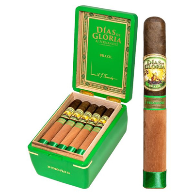 Подарочный набор сигар A. J. Fernandez Dias de Gloria Brazil Toro вид 4