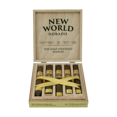 Подарочный набор сигар A. J. Fernandez New World Dorado Sampler SET of 5 cigars вид 1