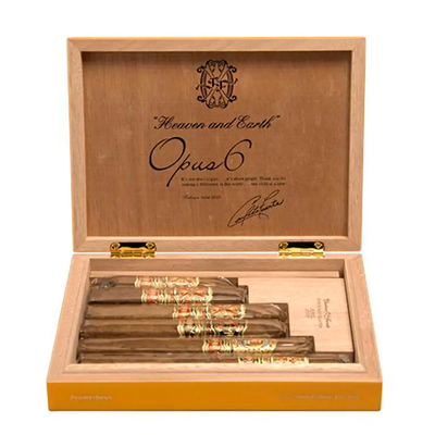 Подарочный набор сигар Arturo Fuente FFOX Fuente Fuente Opus X 6 Set Cigars Yellow вид 1