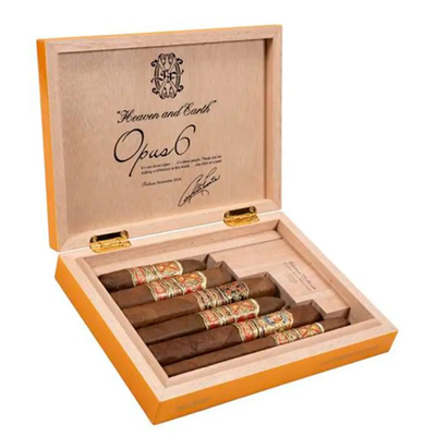 Подарочный набор сигар Arturo Fuente FFOX Fuente Fuente Opus X 6 Set Cigars Yellow вид 2