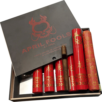Подарочный набор сигар Asylum April Fools 2024 Year of the Dragon Tubos вид 1