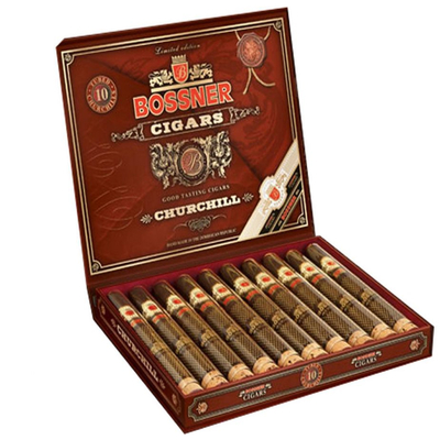 Подарочный набор сигар Bossner Churchill Tube Edition Maduro Private Label вид 1