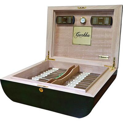 Подарочный набор сигар Gurkha Heritage Kingsman Figurado Natural Humidor вид 1