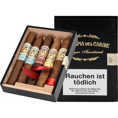 Подарочный набор сигар La Aroma del Caribe Sampler 5 cigars вид 1