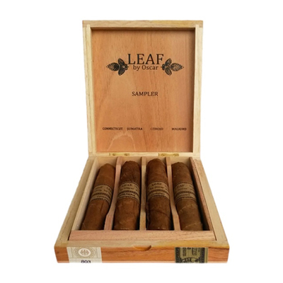 Подарочный набор сигар Leaf by Oscar Valladares Toro Set 4 Cigars вид 1