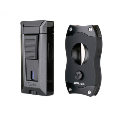 Подарочный набор Colibri Stealth, зажигалка и каттер, черный GS900T1 вид 3